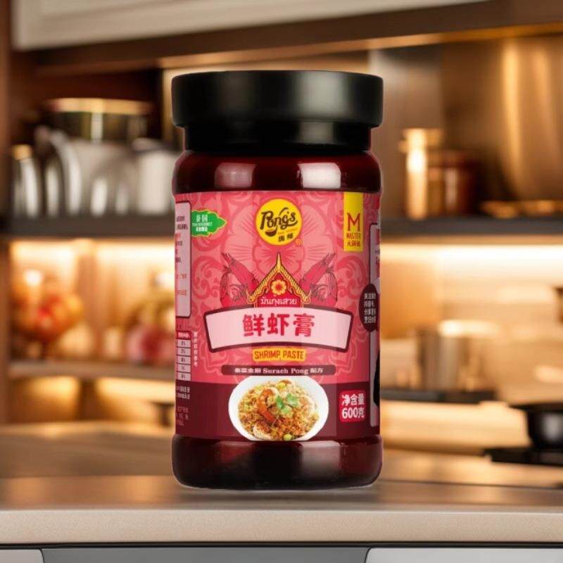 泰式美食精选 庞师鲜虾膏 虾头油 1号大虾膏600g 好味道
