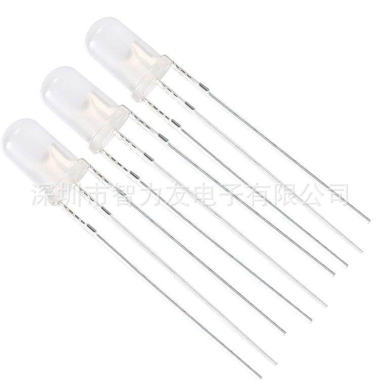 双色F5/5MM圆头雾状LED发光二极管 红绿红蓝红翠绿 共阴共阳直插,3C数码配件,USB灯,淘宝优惠券,粉丝福利购,淘宝优惠卷