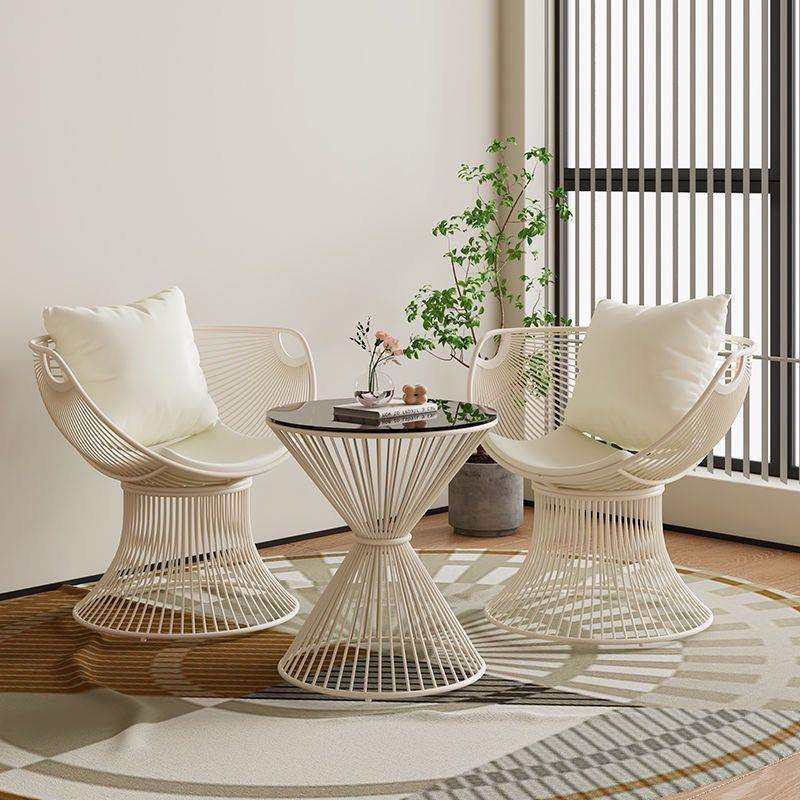 阳台休闲轻奢桌椅沙发椅家用茶几三件套网红简约一桌庭院奶油组合,电子元器件市场,其它元器件,淘宝优惠券,粉丝福利购,淘宝优惠卷