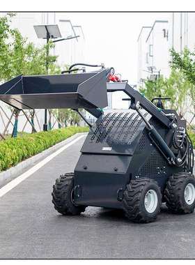mini skid steer loader 轮式小型滑移装载机 微型小铲车 Wheeled