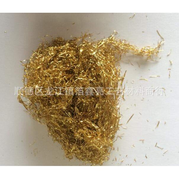 闪亮美甲金箔丝工艺玻璃背景艺术墙装饰金银箔丝 75克/盒/件