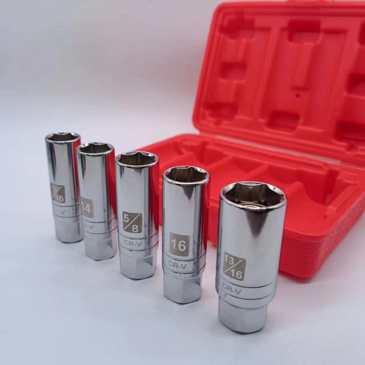 汽车改装轮毂方孔内六角火花塞套筒异形工具螺丝套筒反牙套筒
