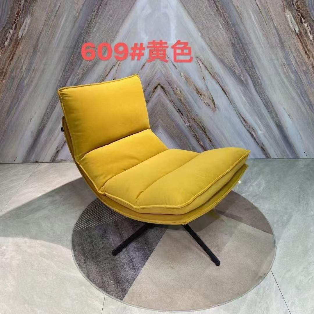 工厂直销单人沙发椅可旋转客厅阳台极简休闲懒人沙发转椅网红沙发