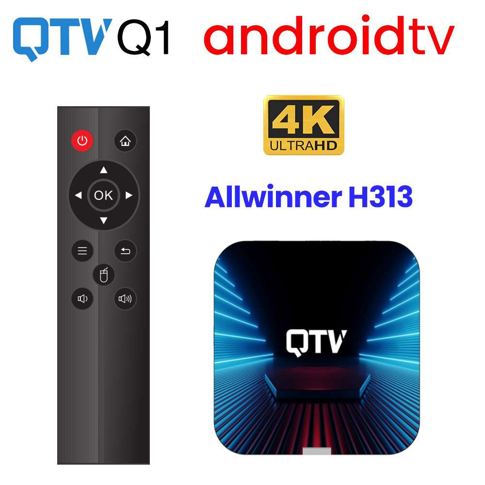 VONTAR QTV Q1 TV Box Android 10 Allwinner H313 with 2GB 16GB