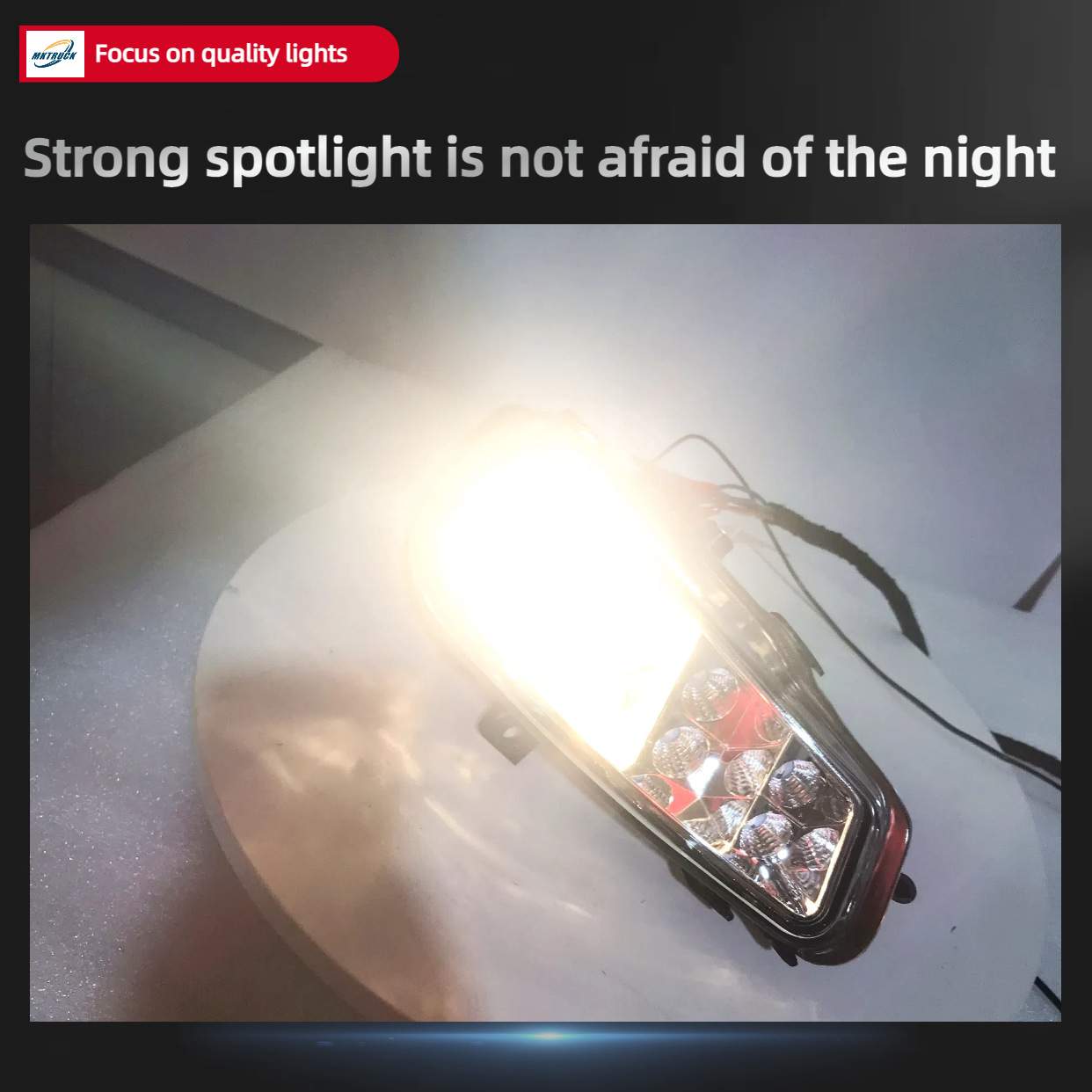 适用于奔驰AROCS前雾灯LED款4143/4145卡车9608202156/9608202256