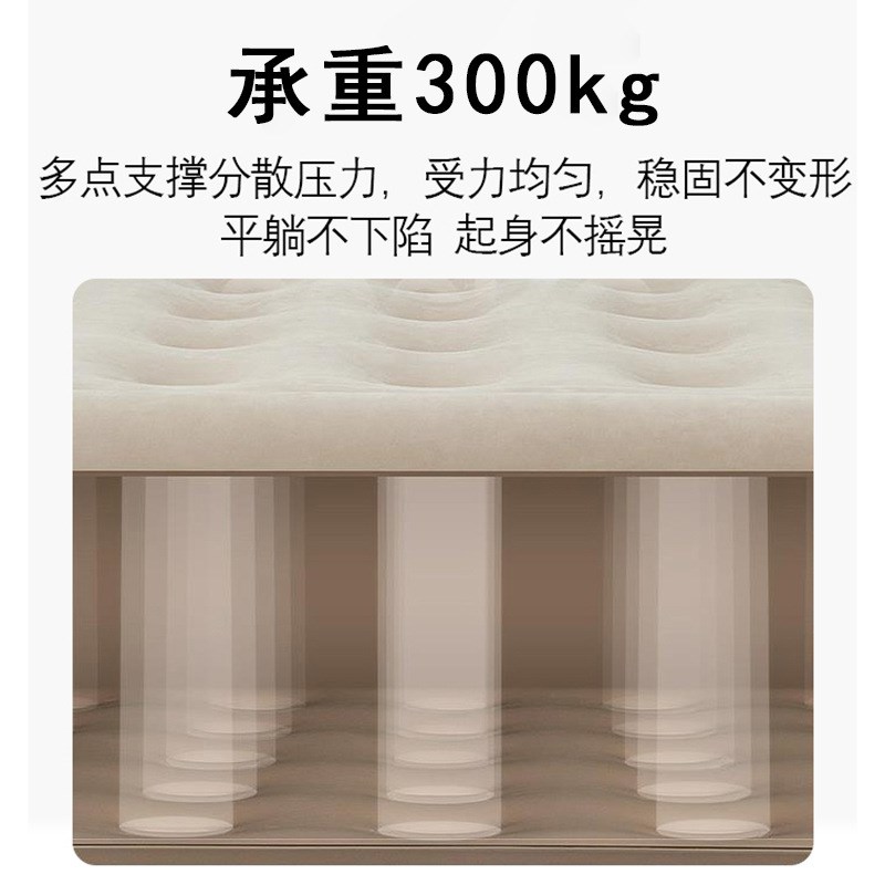 全自动充气床垫户外便携野营帐篷充气垫双人加厚加U高露营气垫床