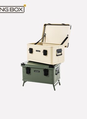 LUINGBOX露营盒子户外收纳箱镁铝合金大容量车载旅箱后备金属铝箱