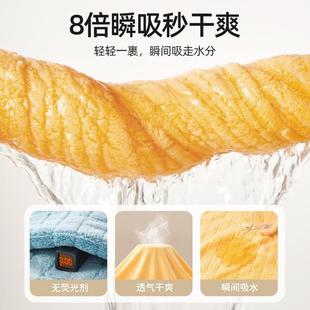 新生兒浴巾帶帽尺秋冬速干1C104不大掉寸毛洗澡巾寶寶嬰兒童浴袍