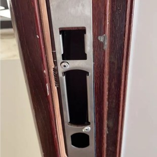 锁舌槽大门锁装门框锁舌片扣片挡片配件框片压条扣板锁扣锁体大全