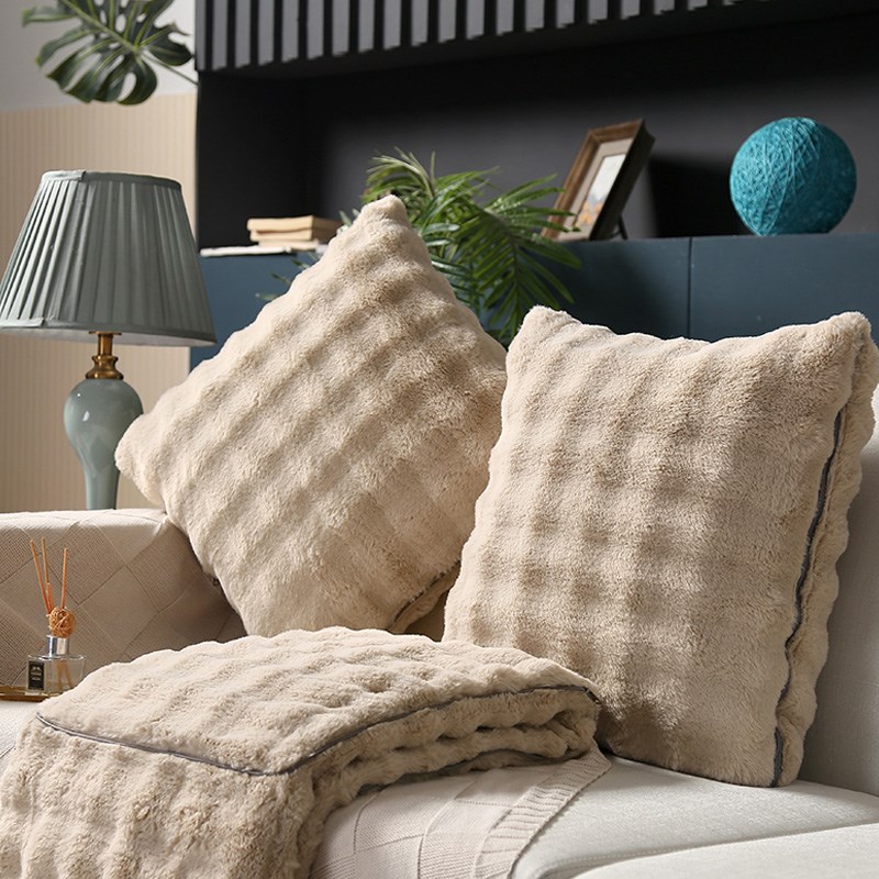 纯色加厚抱枕毯子二合一午睡车用被子两用睡觉神器V高端可收纳折