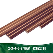 饰边框压边收边条 饰平板实木吊顶内嵌金属线条装 新中式 线条背景装