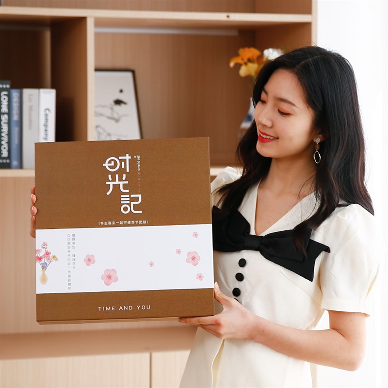 6寸1198张相册本纪念册大容量家庭D5寸照片插页式盒装相簿收纳影