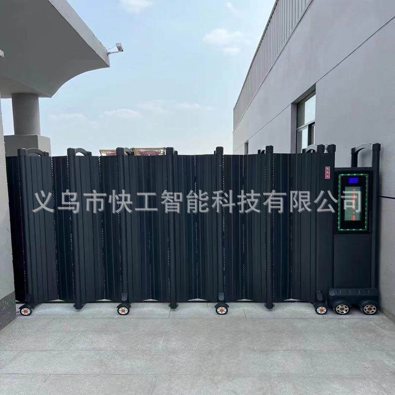 源头厂家遥控伸缩门电动大门庭院小区智能推拉门不锈钢推拉折叠门,全屋定制,庭院门,淘宝优惠券,粉丝福利购,淘宝优惠卷