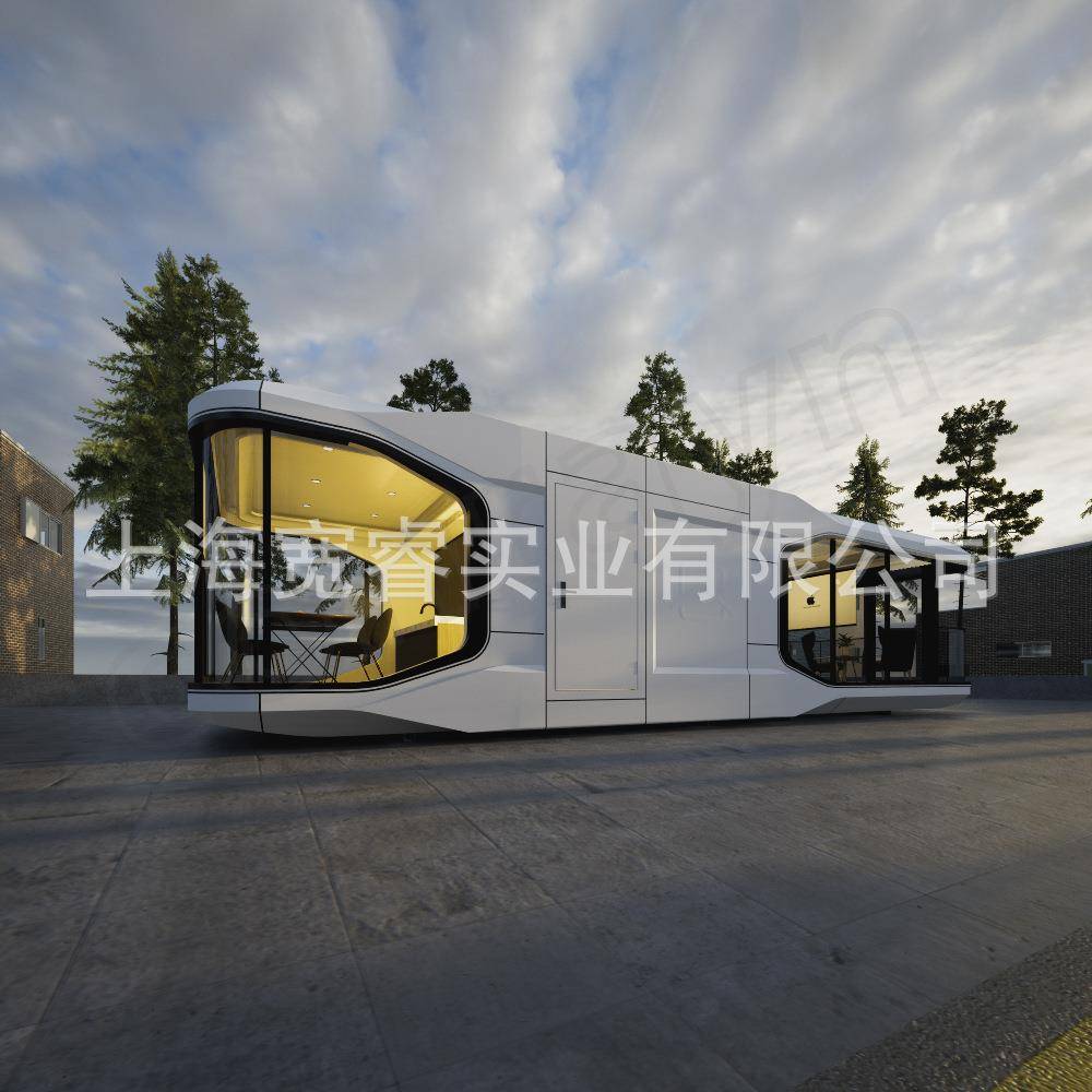 太空舱民宿星空舱苹果舱可移动房景区星空房全屋智能化酒胶囊房