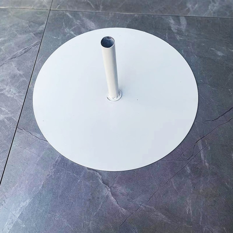 纸花底座纸艺婚庆道具插t花底盘铁艺双孔三孔假花花艺圆形底座