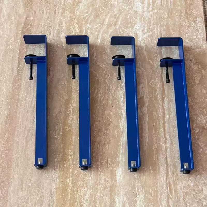 DIY餐桌脚免打孔可拆卸桌腿简约支撑架彩色N桌腿金属支架F夹书桌