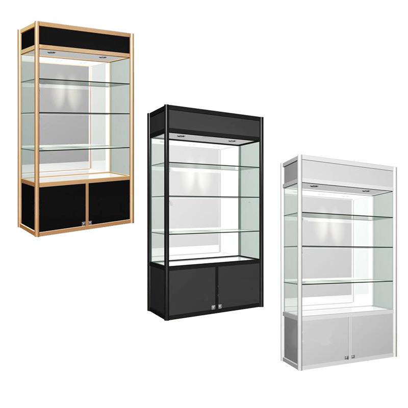 铝合金烟酒柜展示架红酒香烟酒庄酒窖超市烟草茶叶白酒样品展示柜