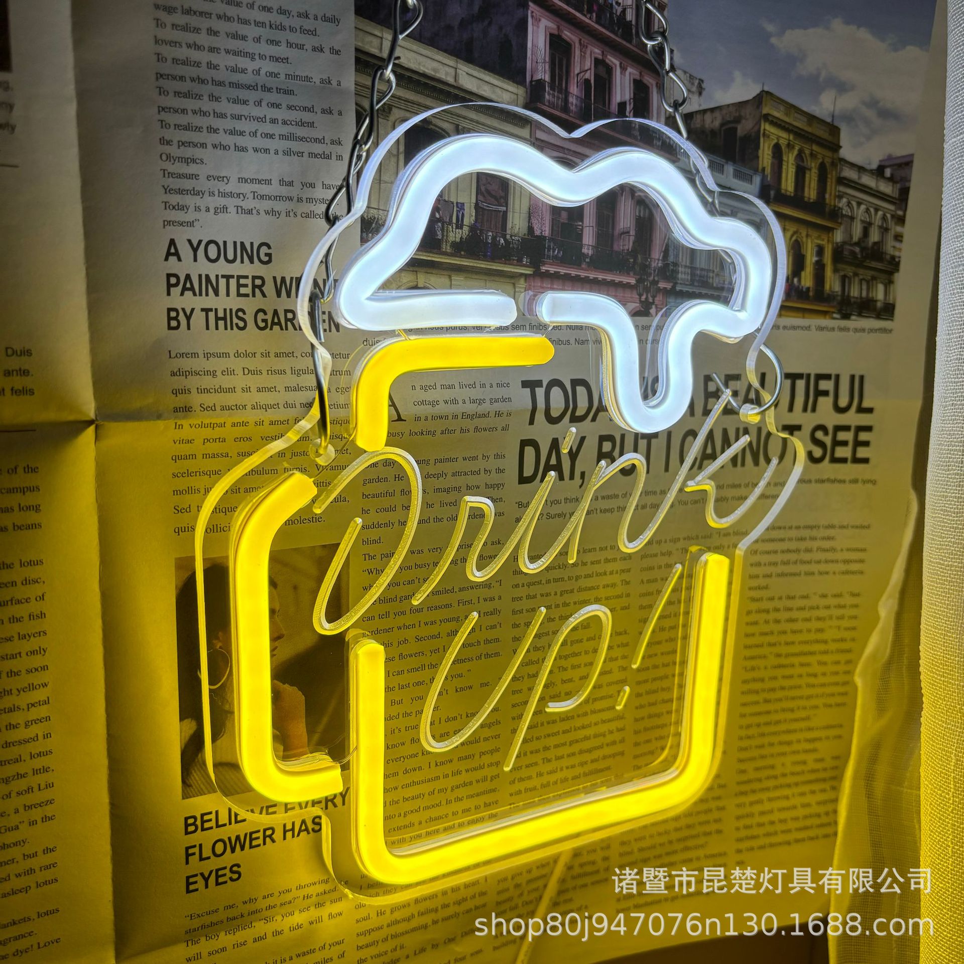 霓虹LED雕刻氛围小夜灯厂家直销