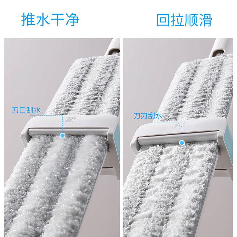 丽雅双免手洗刮水推平拖干湿两用家用懒人拖墩布瓷砖69230740拖美