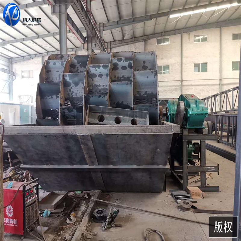 移动式车轮筛沙水洗制砂生产线