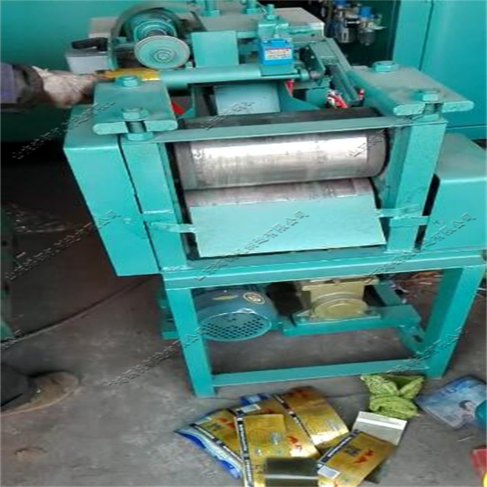 小型易拉罐展平机 马口铁皮切身铺平机 直口易拉罐剪开压平机