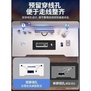 家用电 卧台室公简易桌竞子工作学生书桌出租屋办A38桌电脑桌台式