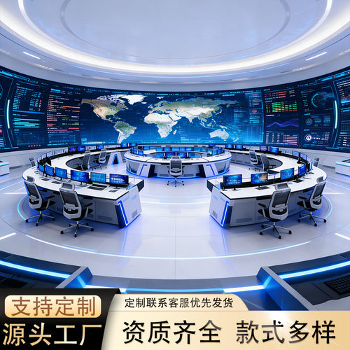 厂家直销钢制烤漆监控操作台