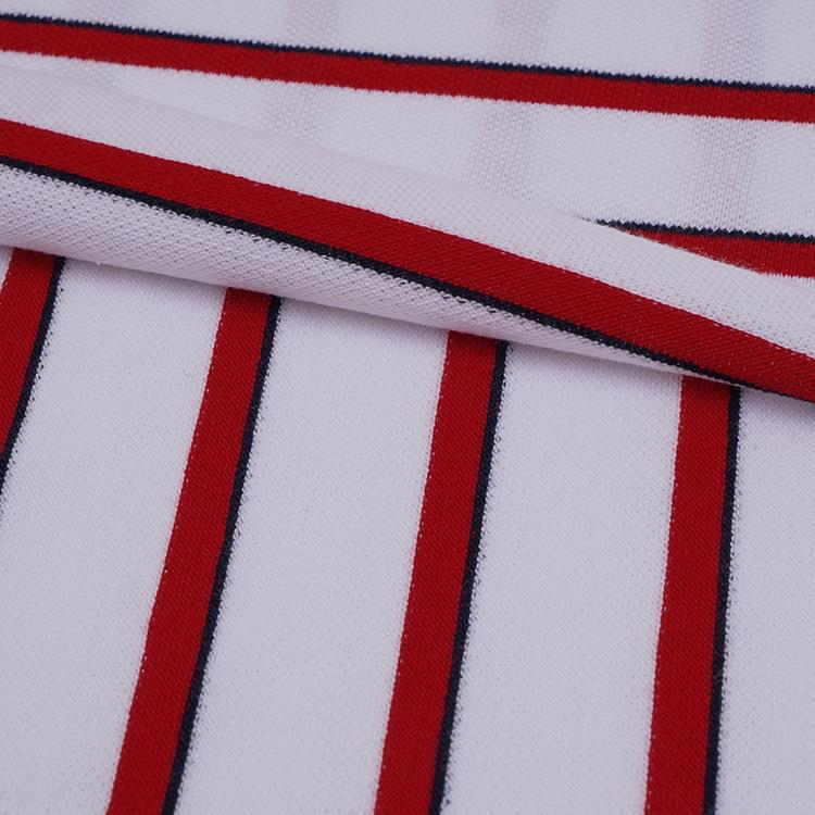 针织纯棉单珠地布料翻领全棉polo衫校服运动服面料透气网眼布