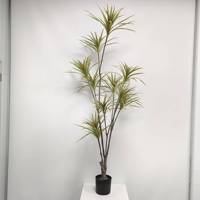 北常歐仿千真植青物軟裝裝飾假綠植盆栽擺件CQ00仿真龍血鐵年木現(xiàn)