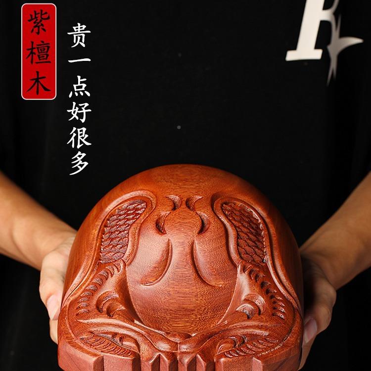 惠木佛鱼打门实特木打击乐木鱼摆件檀木乐器击家用紫木雕木鱼檀打