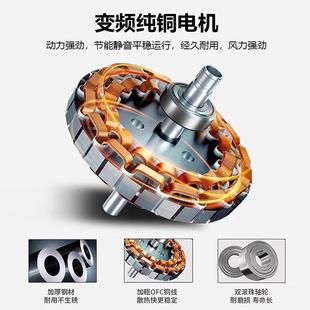 吊扇灯家用客厅餐厅灯卧体室带电扇一形吊27顶灯吸隐风扇灯 新款