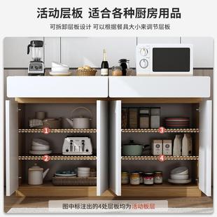 一餐边柜餐桌TYY收纳置物架客储物体柜简易茶水柜碗柜厨房家厅用