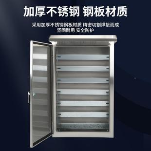 3銹04不鋼外防雨落地配電柜 20戶1 箱水泵控制路燈戶外100成套柜