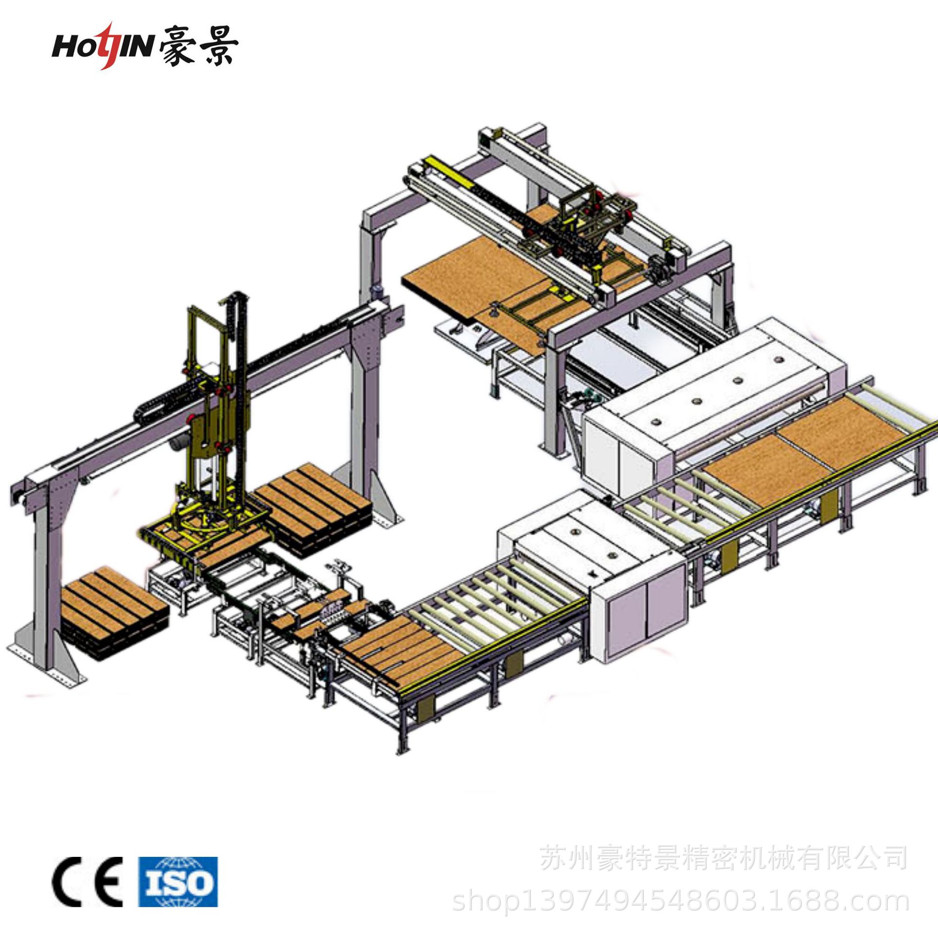强化地板自动上下料自动线设备 木工机械/建材机械/家具机械设备