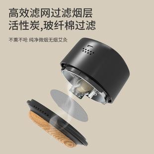 艾灸盒家用理疗仪 电子艾灸仪智能温控明火四档控温调节无烟便携式