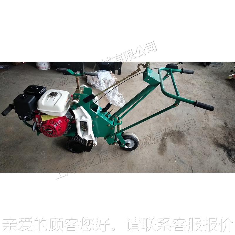 型手推式铲草小皮工具油 人造式草坪铲草757机 农用汽起草皮机现