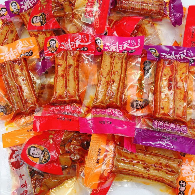 刘师傅乡里味湖南邵阳武冈特产湘派香辣卤手撕豆干柴火干独立包装
