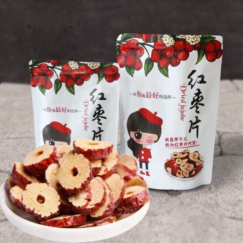 新疆红枣干片零食红枣片泡茶脆枣无核若羌免洗红枣干吃即食
