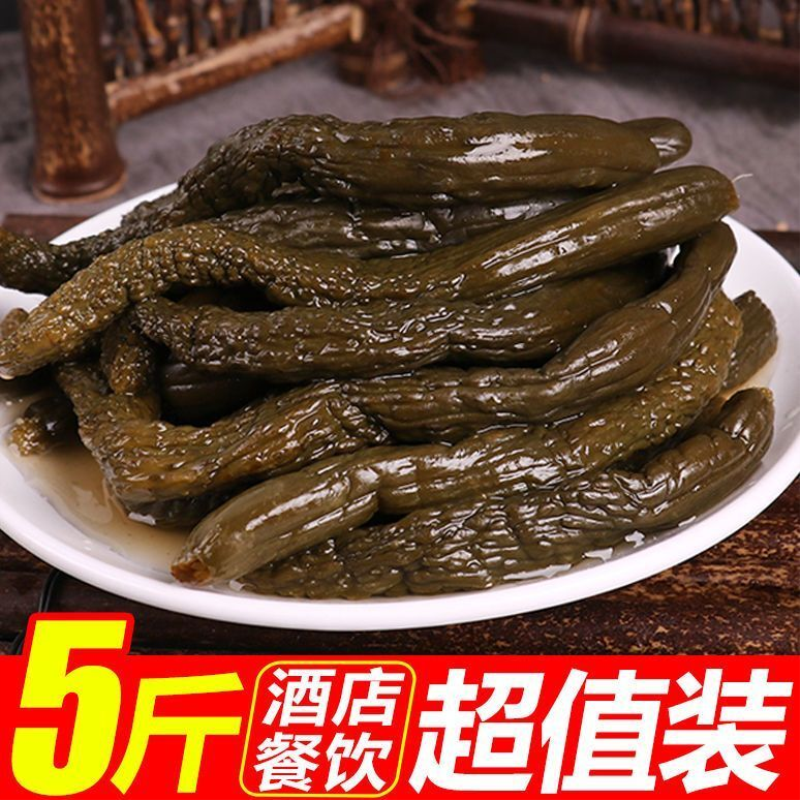 宁波特产酱菜甜脆瓜腌黄瓜咸菜下饭菜酱瓜酱黄瓜酱青瓜500g袋装