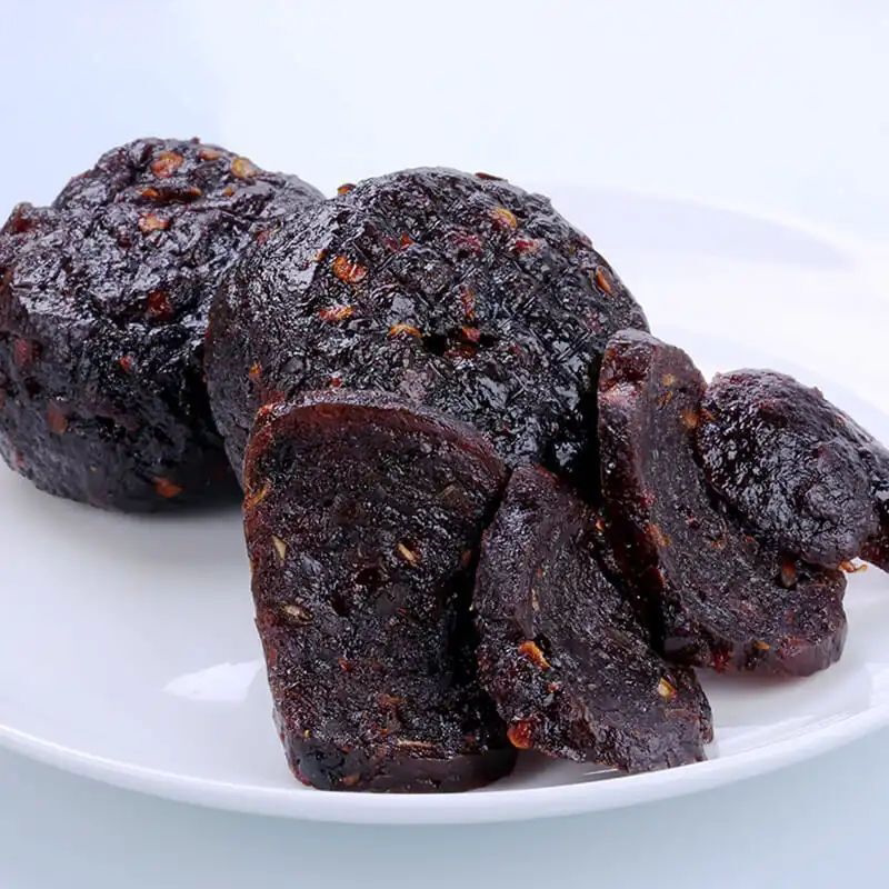 江西上饶特产昌彪正宗圆豆豉果微香辣手工小吃下稀饭小菜南瓜果干