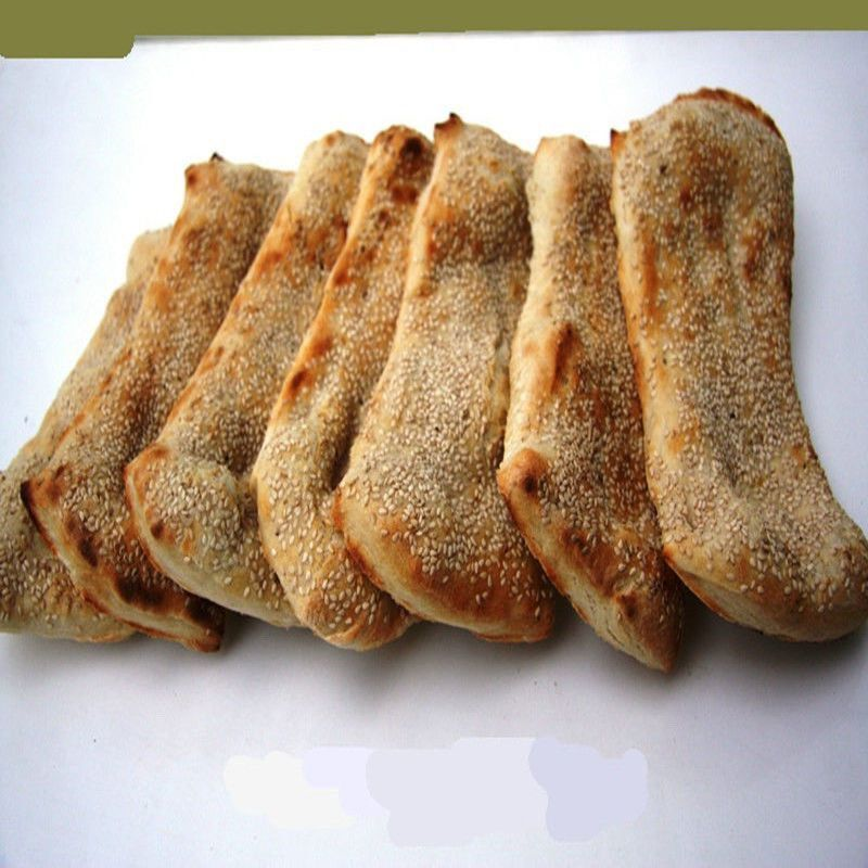 湖北天门锅盔正宗芝麻原味锅奎传统老式纯手工烘焙真空包装