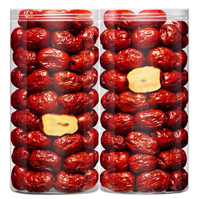 新疆红枣特级若羌灰枣干货免洗红枣即食大红枣特产泡水高品质罐装