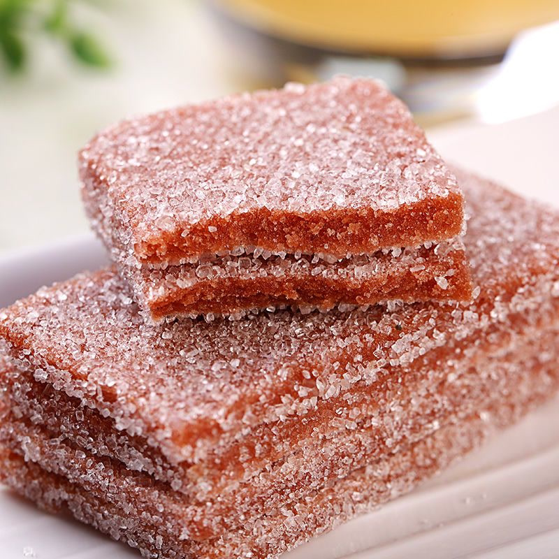 冰糖雪花山楂片山楂糕5斤3斤200g带糖山楂条消食解馋办公零食