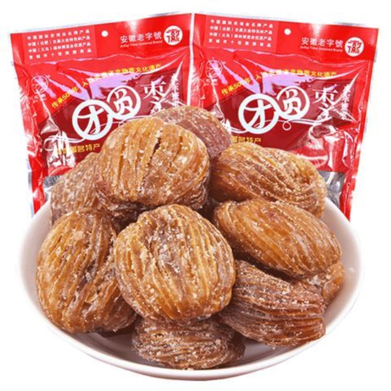 安徽特产水东蜜枣410g休闲零食蜜枣端午包粽枣零食休闲小吃