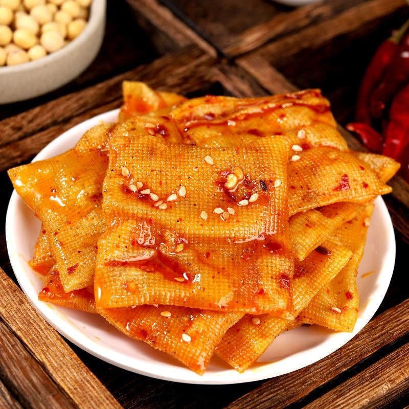 湖南网红特产泡泡干泡泡条柴火香干酱干休闲香辣网红豆干零食批发