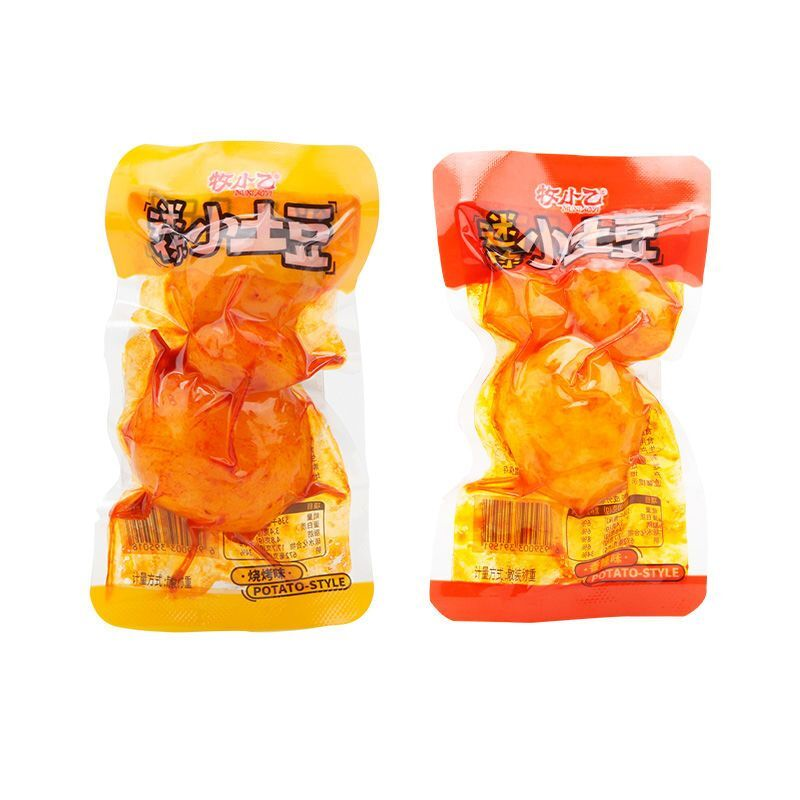 牧小乙迷你小土豆500g香辣味烧烤味独立包装即食熟食休闲零食小吃