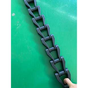 气浮刮渣机链条尼龙链条黑色66.3节距刮泥刮板刮渣机链条链条