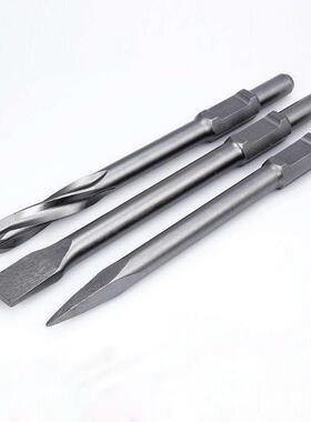 六角柄凿子尖凿扁凿镐头镐尖GSH16用GSH27用尖风镐扁凿镐头镐尖