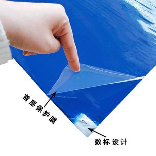 36粘尘地垫60 粘尘垫24 90无尘室脚踏垫防静电胶垫洁净除尘垫厂家