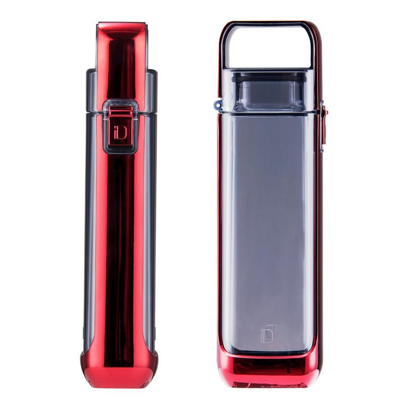 7YX水杯女扁平扁形塑料水瓶米迦罗便携男女方形夏泡茶水